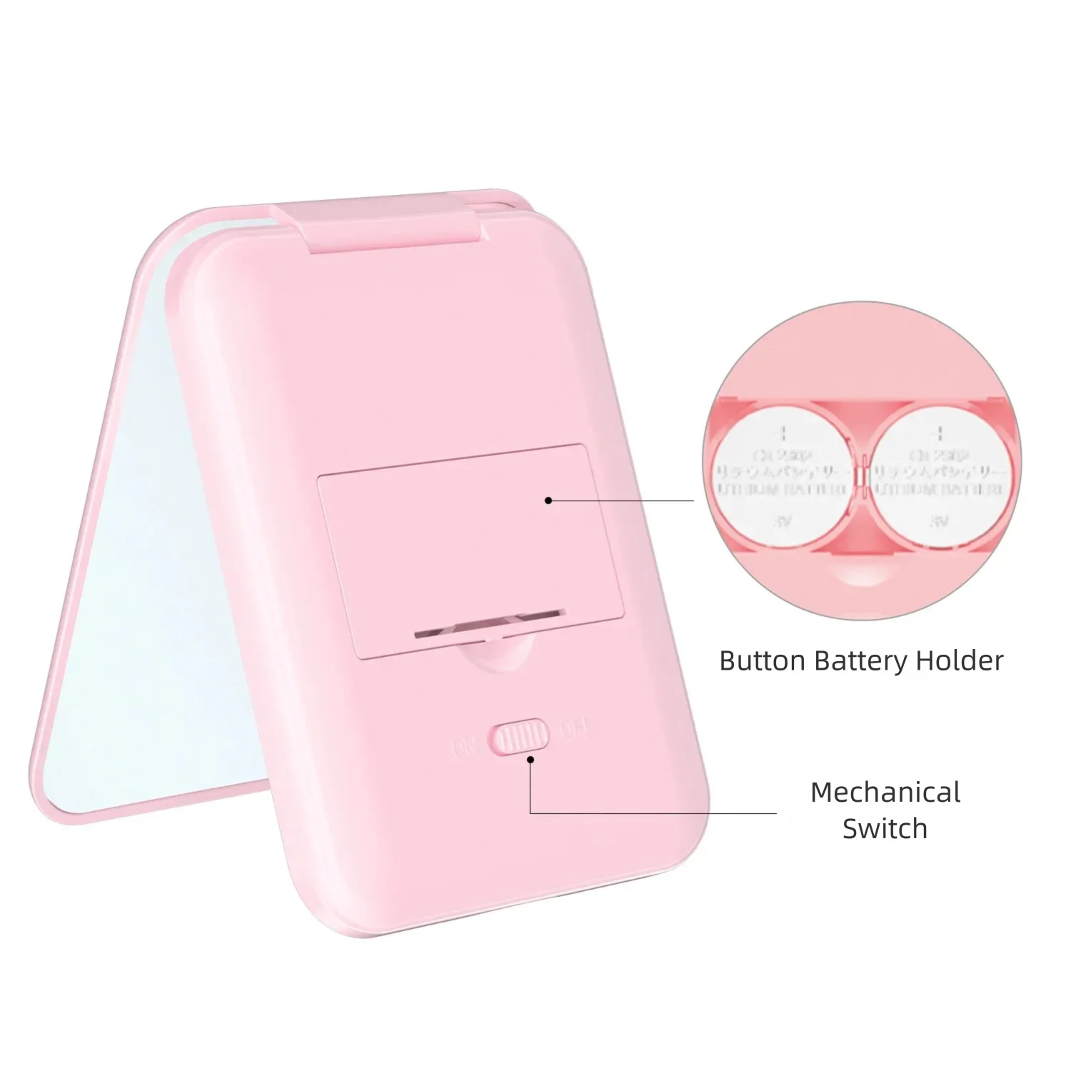 LED Travel Compact Mirror